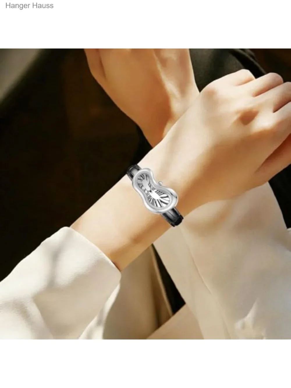 Creative Melting Luxury Unisex Watch - Analog Quartz Roman Numeral Dial,